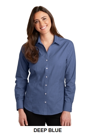 Port Authority® Ladies Crosshatch Easy Care Shirt. L640.